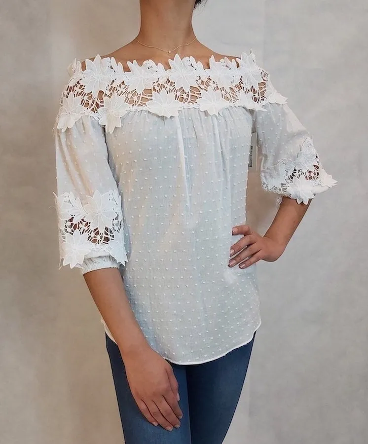 BLUSA MANGA MEDIA PARA MUJER AV23913