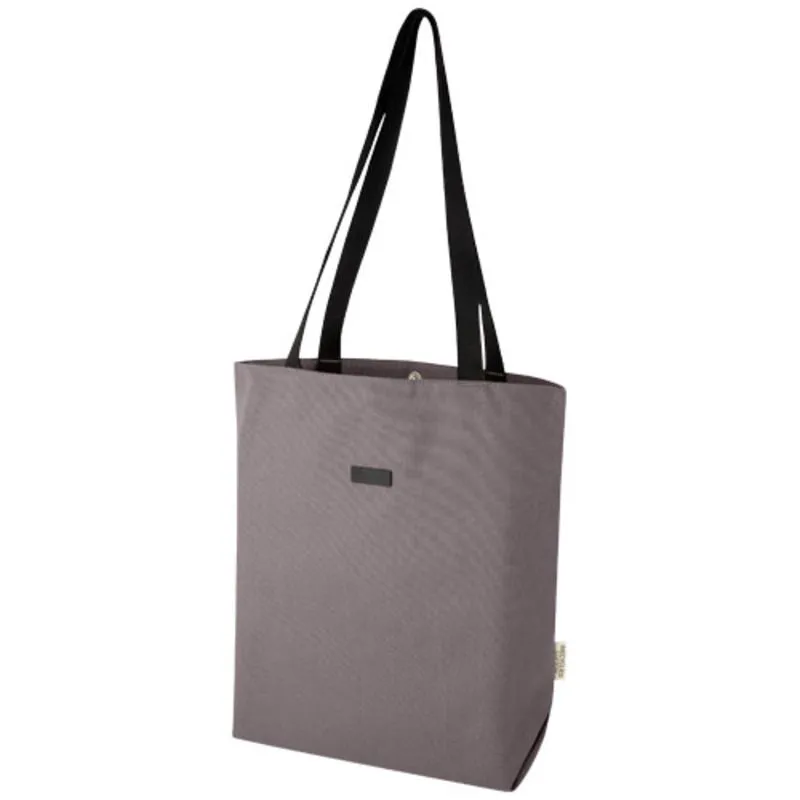 Bolsa tote promocional de lona reciclada GRS Joey