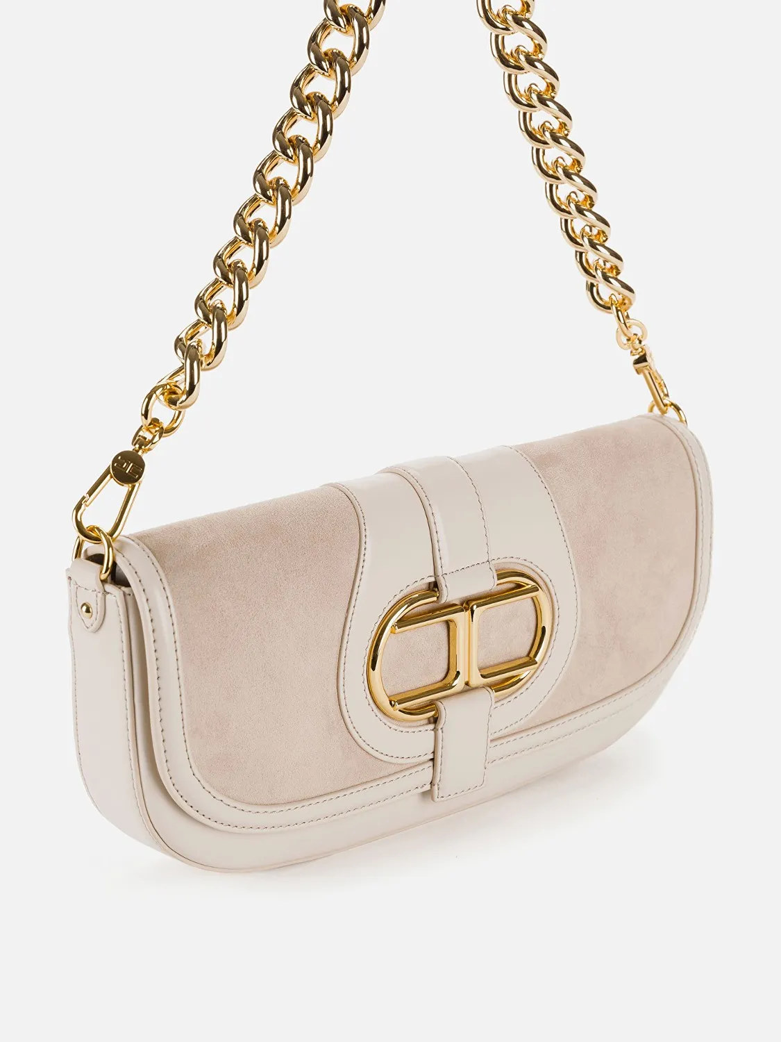 BOLSO BAGETTE CON LOGOTIPO ELISABETTA FRANCHI