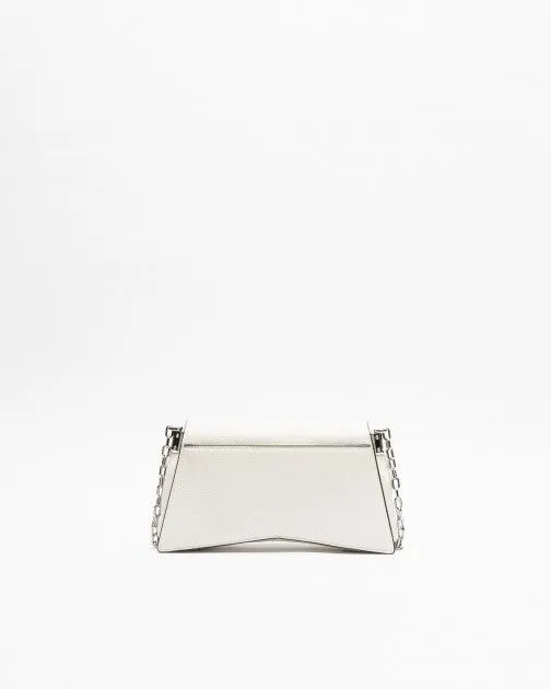 Bolso de hombro Karl Lagerfeld K/Seven 2.0 CB Leather Blanco