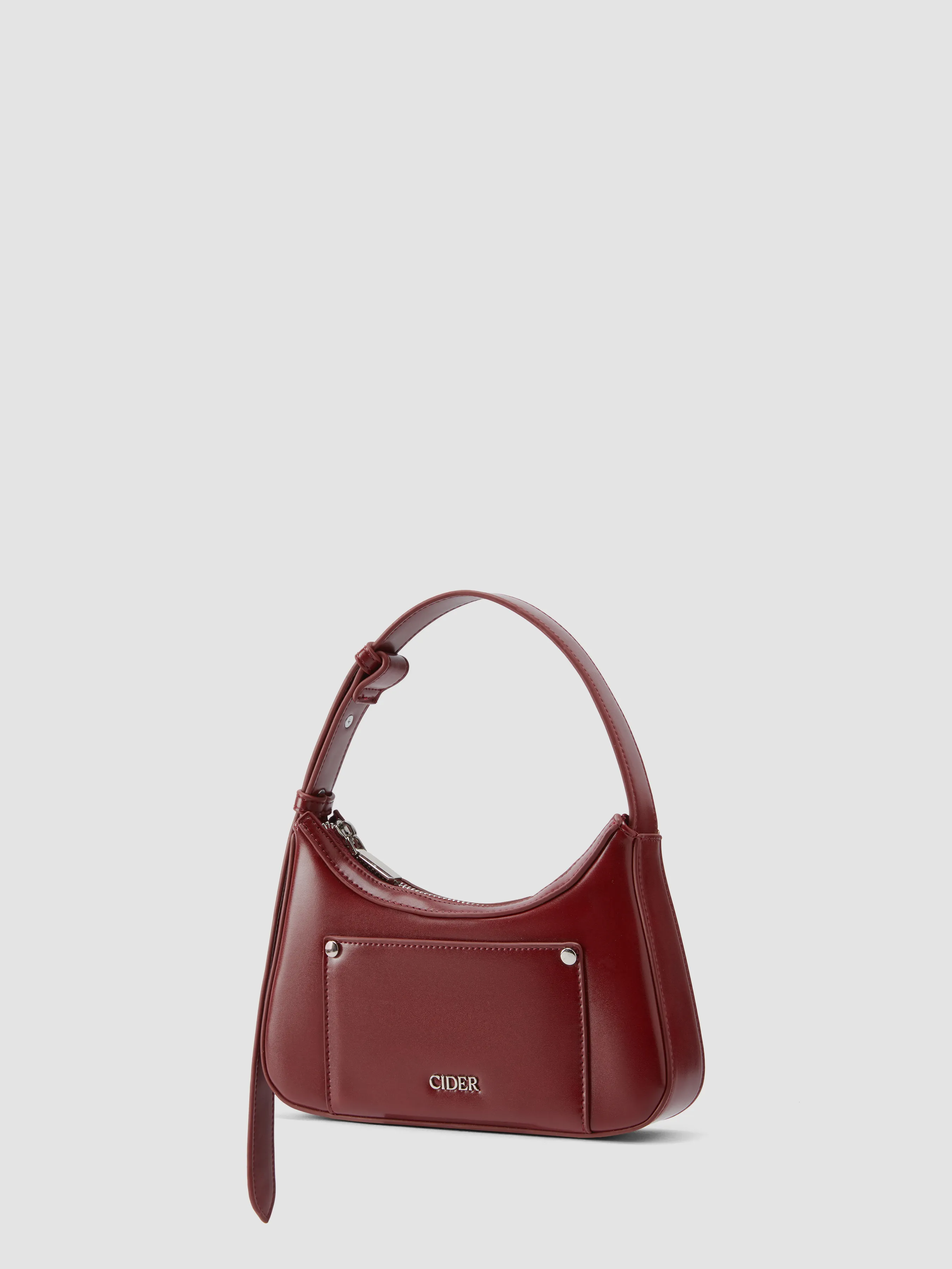 Bolso de mano de cuero sintético