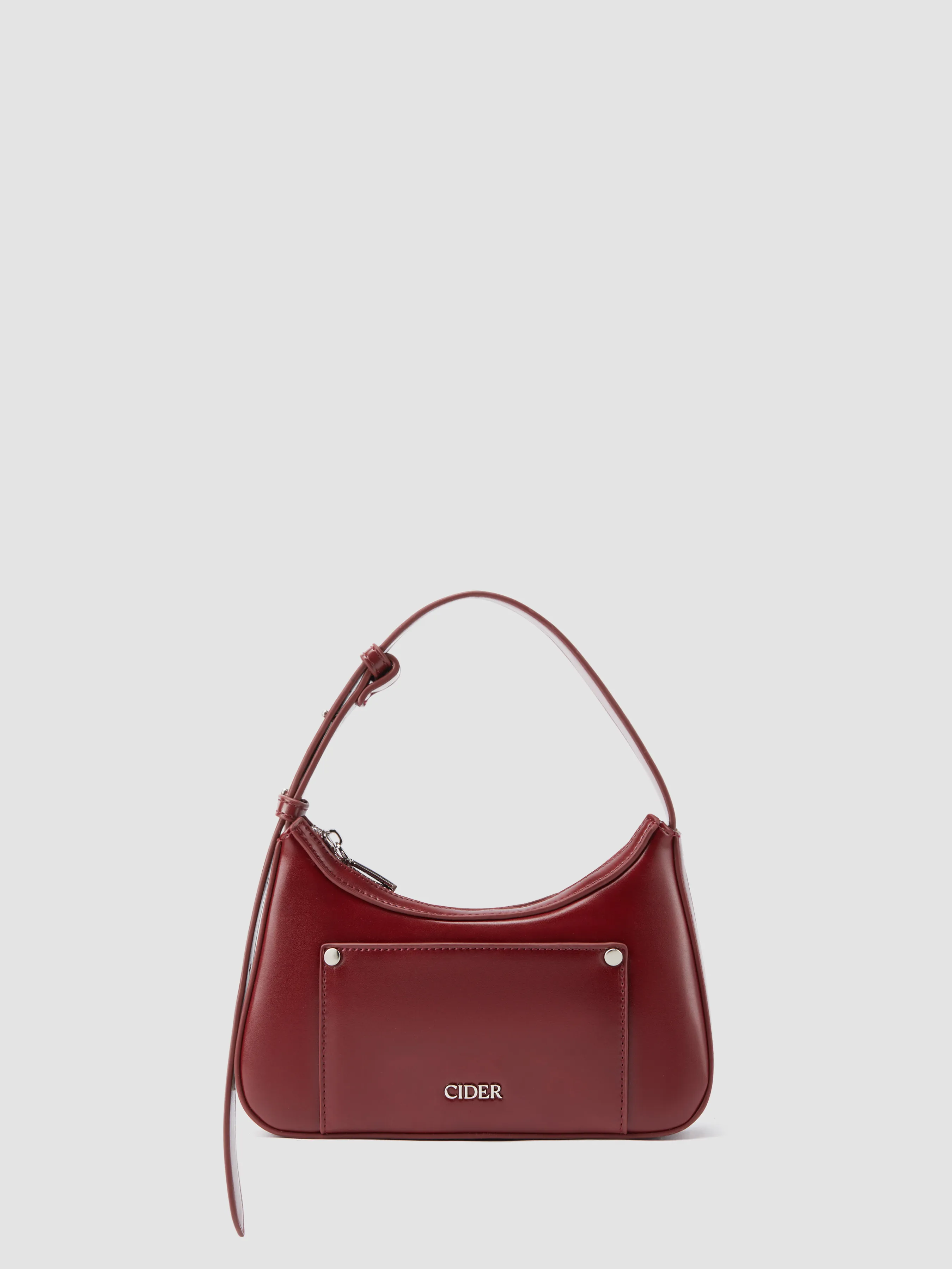 Bolso de mano de cuero sintético