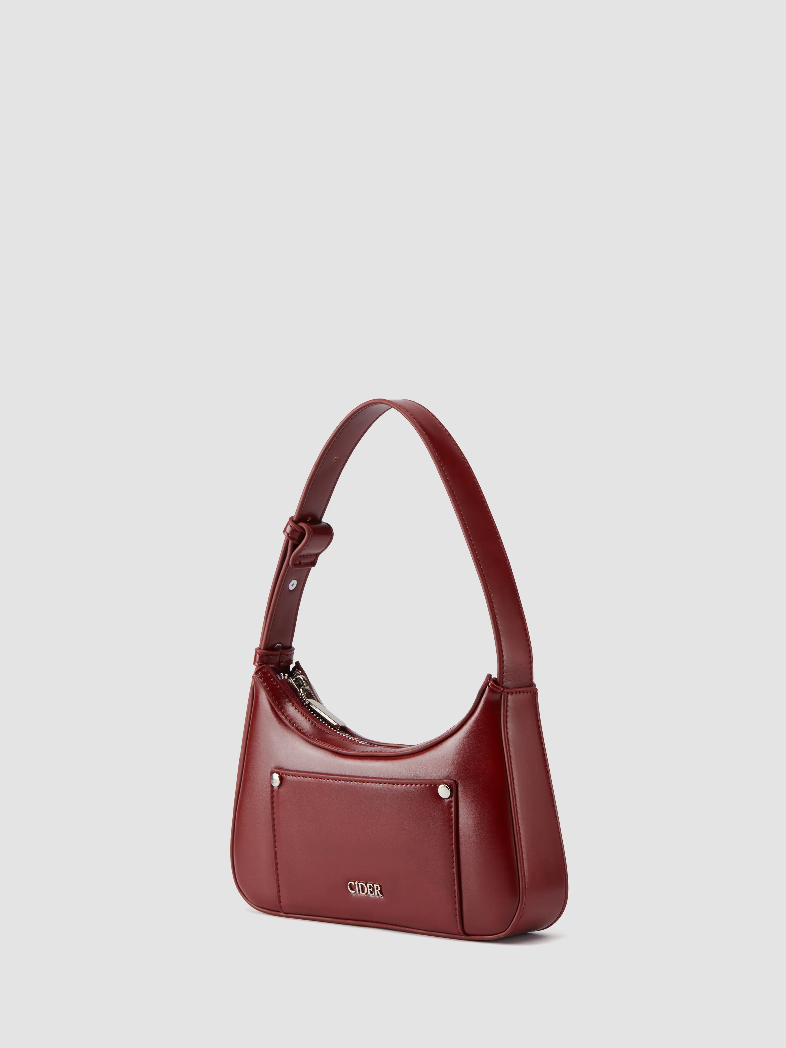 Bolso de mano de cuero sintético
