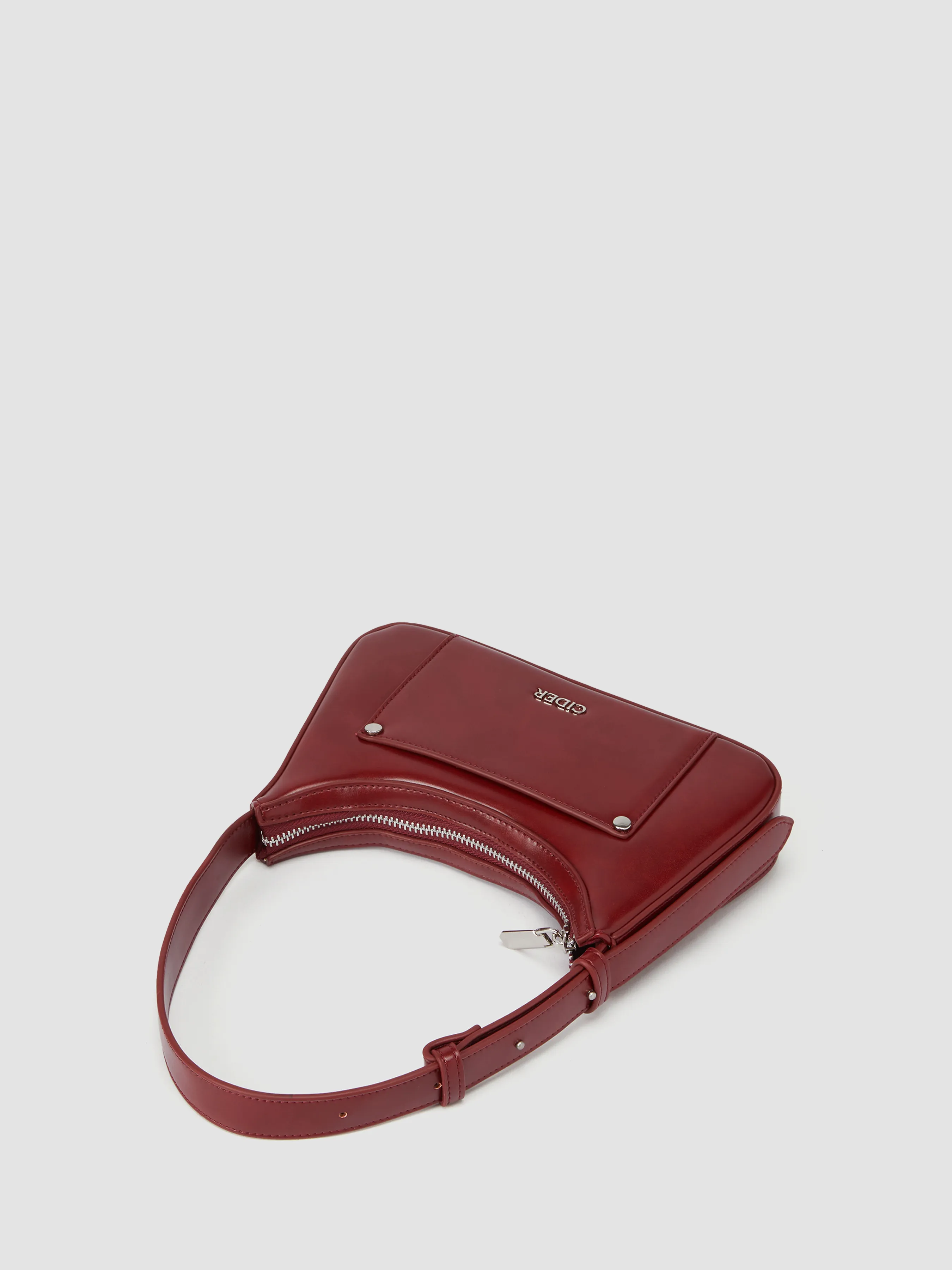 Bolso de mano de cuero sintético