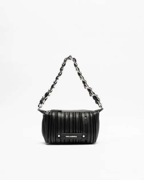 Bolso de mano Karl Lagerfeld K/Kushion Chain SM Shoulderbag Negro