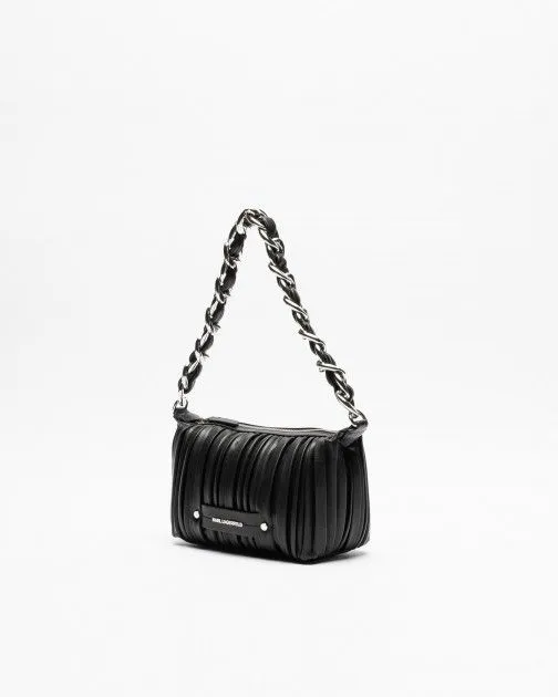 Bolso de mano Karl Lagerfeld K/Kushion Chain SM Shoulderbag Negro