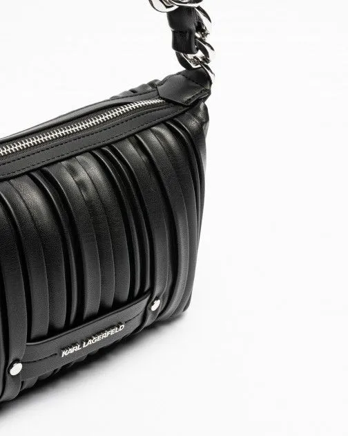Bolso de mano Karl Lagerfeld K/Kushion Chain SM Shoulderbag Negro