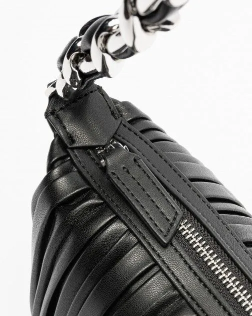 Bolso de mano Karl Lagerfeld K/Kushion Chain SM Shoulderbag Negro