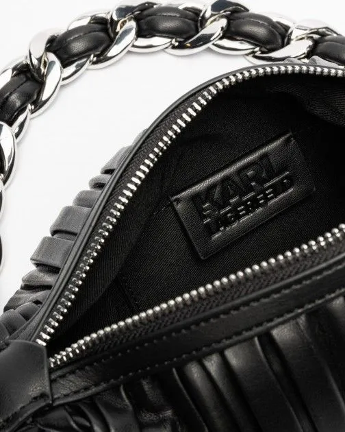 Bolso de mano Karl Lagerfeld K/Kushion Chain SM Shoulderbag Negro