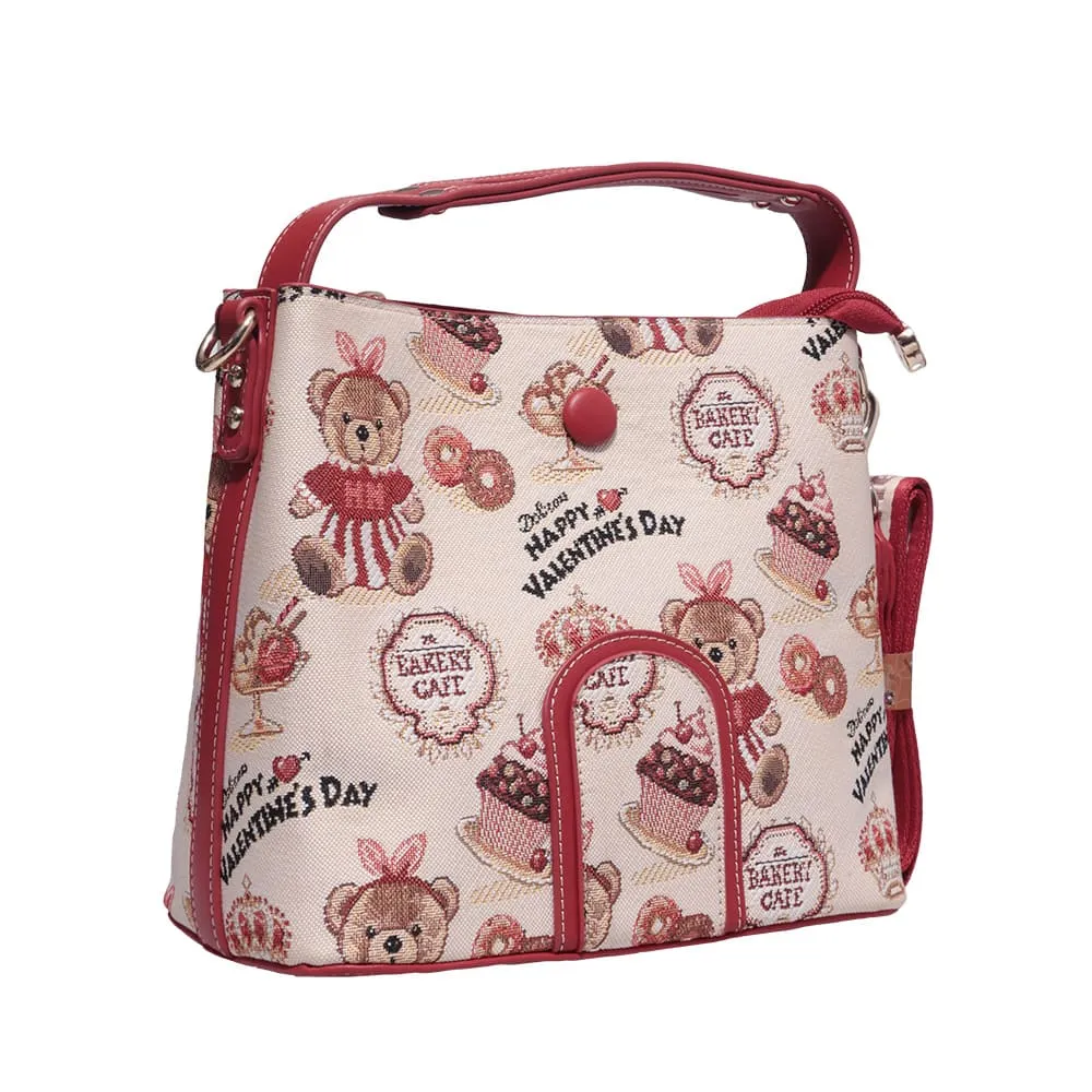 BOLSO DE MANO TIPO SATCHEL OSOS HENNEY BEAR H357
