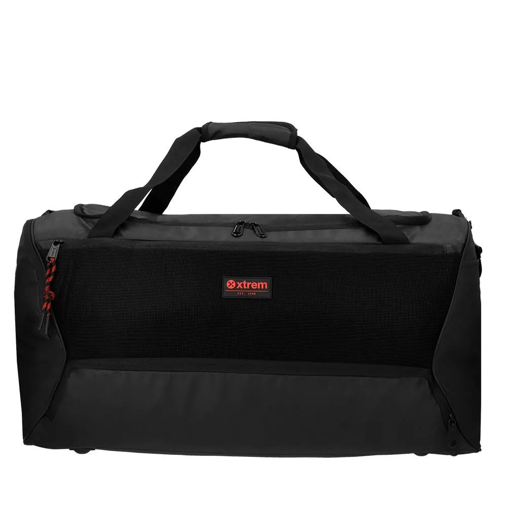 Bolso deportivo New Trek negro/rojo
