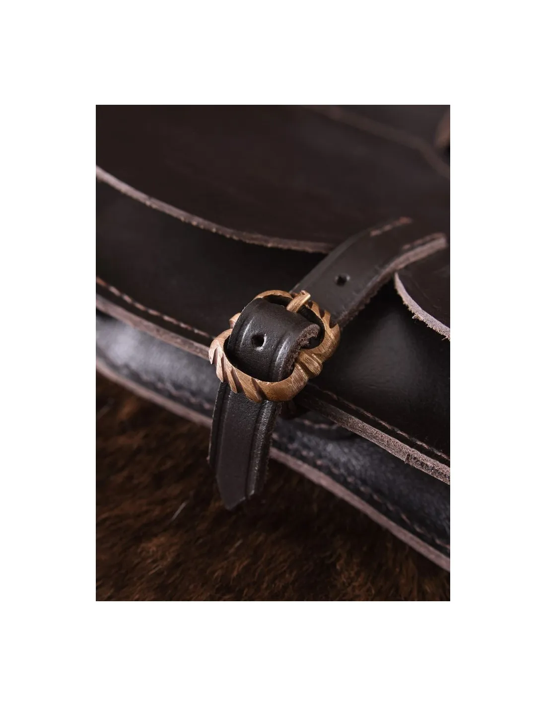 Bolso gótico cuero de vacuno