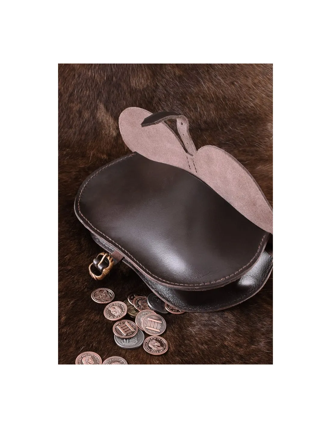 Bolso gótico cuero de vacuno