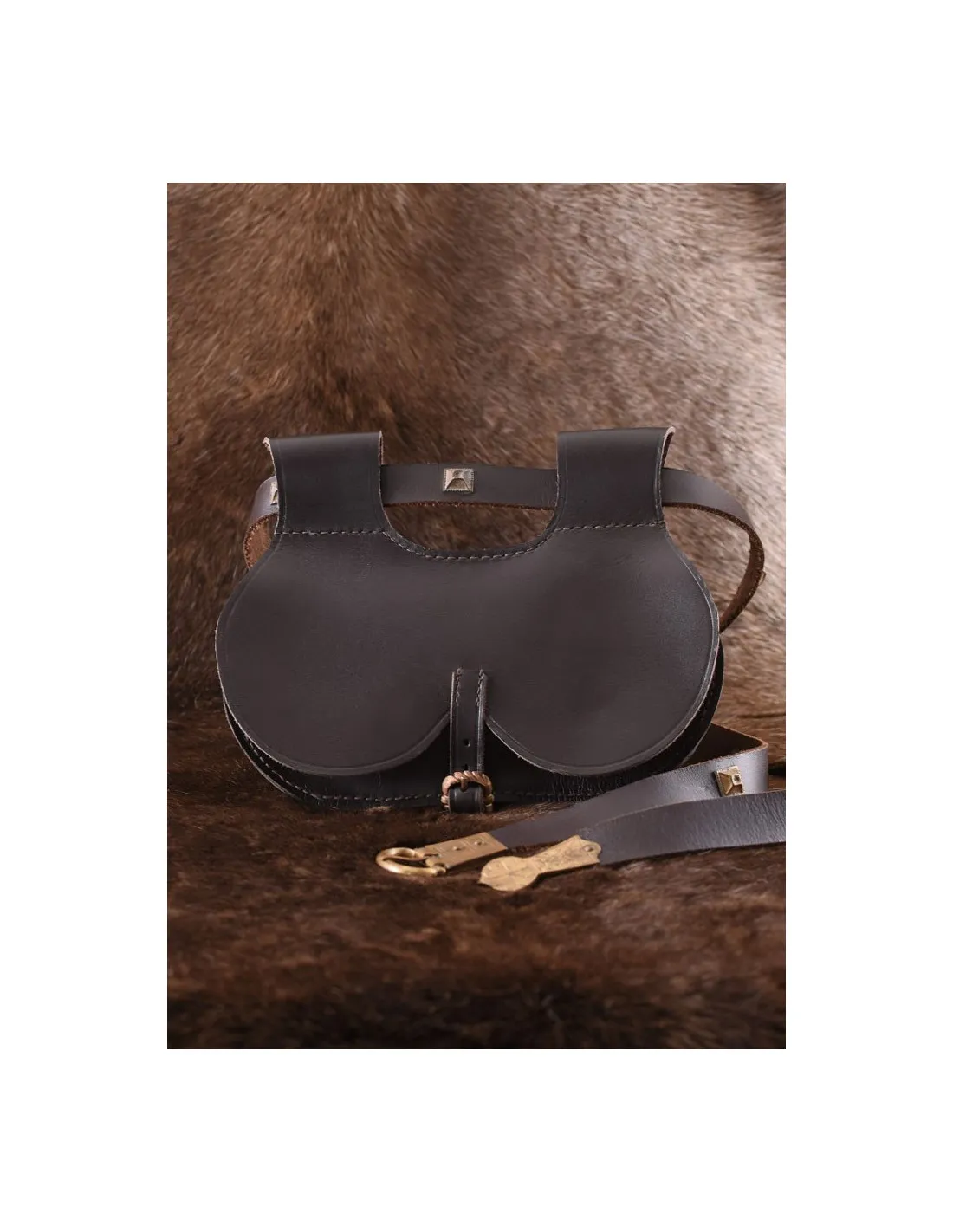 Bolso gótico cuero de vacuno
