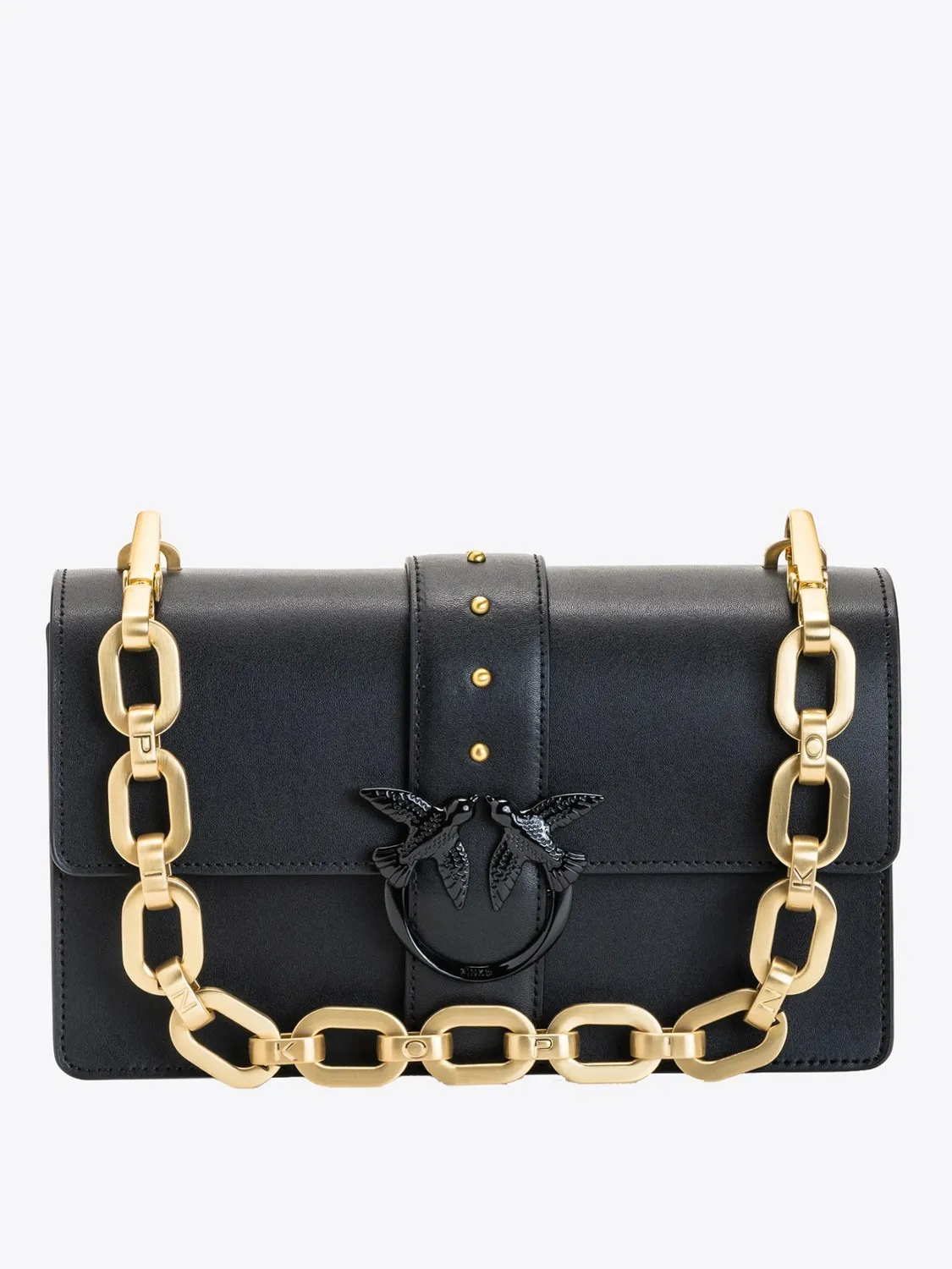 BOLSO LOVE ICON MAXI CHAIN PINKO