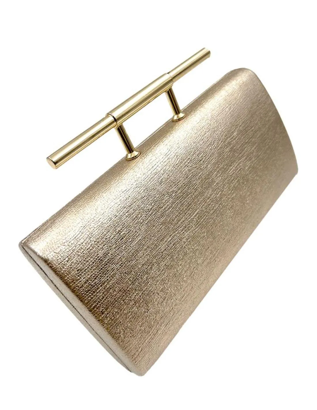 BOLSOS ORO ROSA DE ASA RIGIDA PARA FIESTA Y NOCHE MUY ORIGINALES
