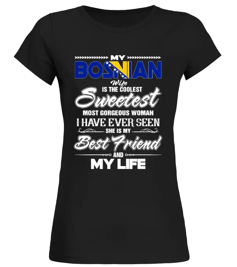 Bosnian Limited Edition Camiseta cuello redondo Mujer