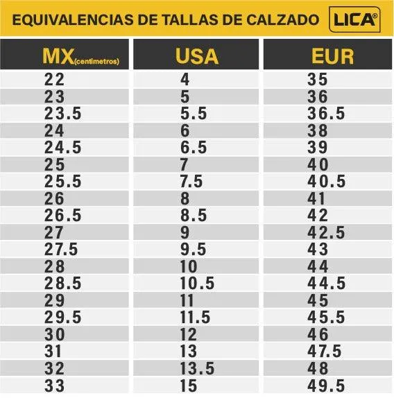 Bota de seguridad mod. 460 marca LICA