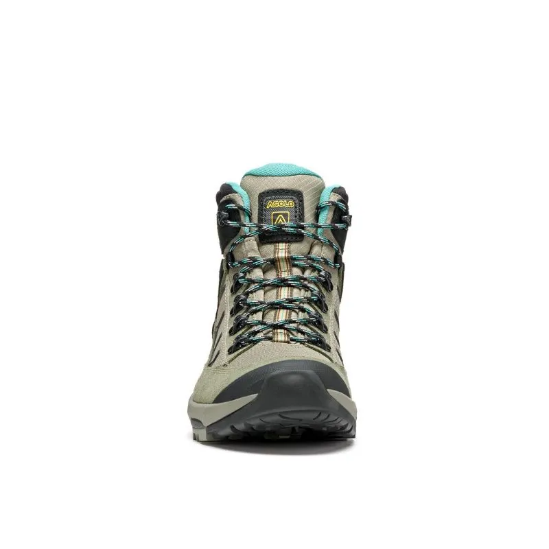 Botas de montaña Asolo Falcon Evo GV ML (DRY WEEDS/AQUA GREEN) Mujer