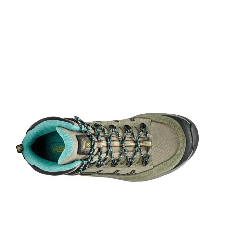 Botas de montaña Asolo Falcon Evo GV ML (DRY WEEDS/AQUA GREEN) Mujer
