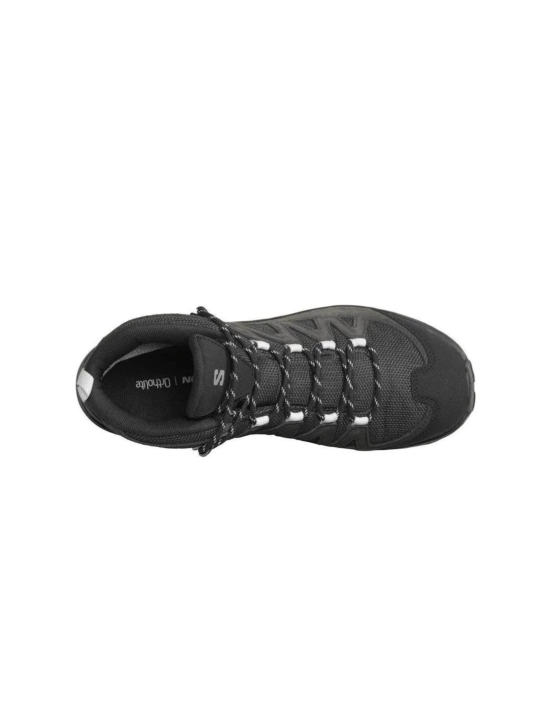BOTAS DE MONTAñA SALOMON X WARD LEATHER MID GORETEX NEGRO MUJER