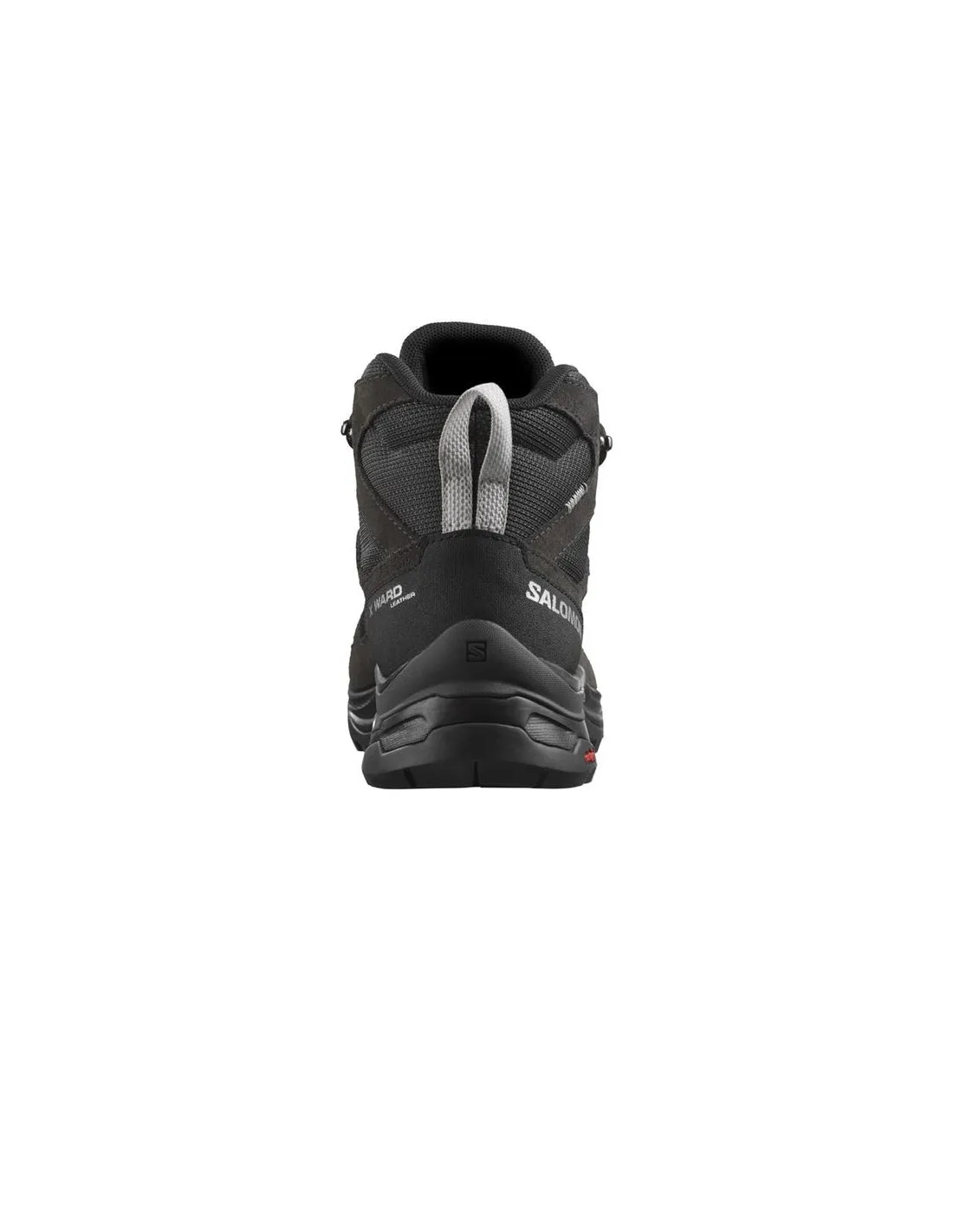 BOTAS DE MONTAñA SALOMON X WARD LEATHER MID GORETEX NEGRO MUJER