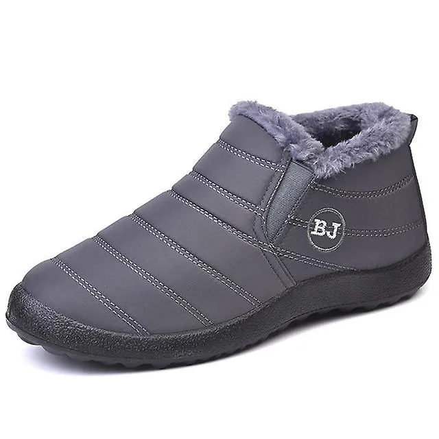Botas de mujer de nieve Zapatos unisex de moda Slip On Platform Zapatos para mujeres Botines Zapatos de invierno impermeables de