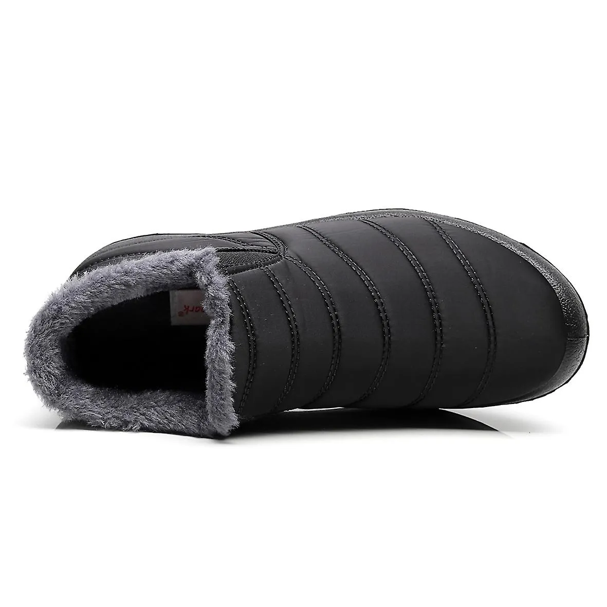 Botas de nieve para hombres Botines Botas de invierno Botas de invierno Parejas unisex Nuevo color sólido Felpa interior Fondo a