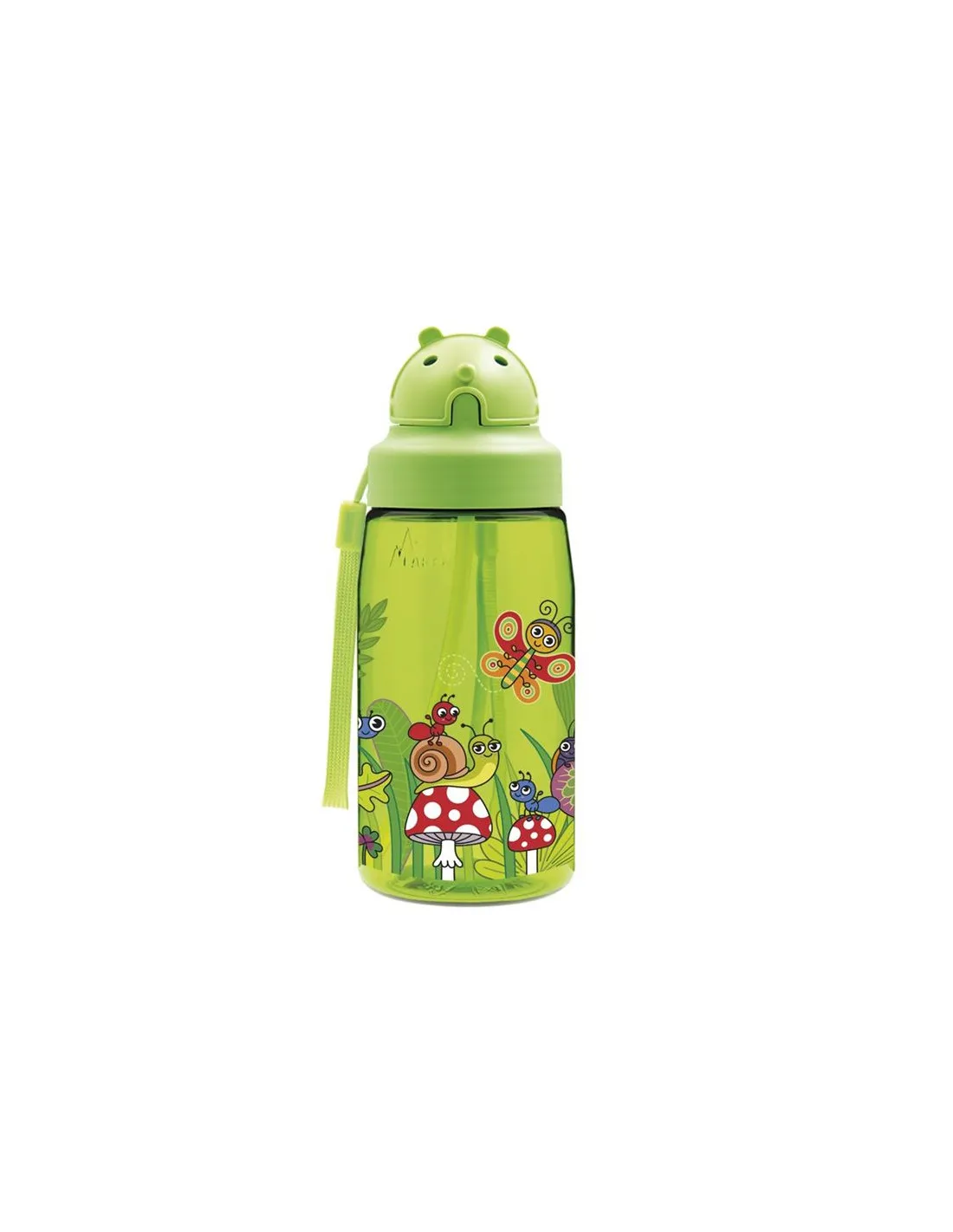 Botella Tritan 0,45 L. Tapón OBY, Bichitos