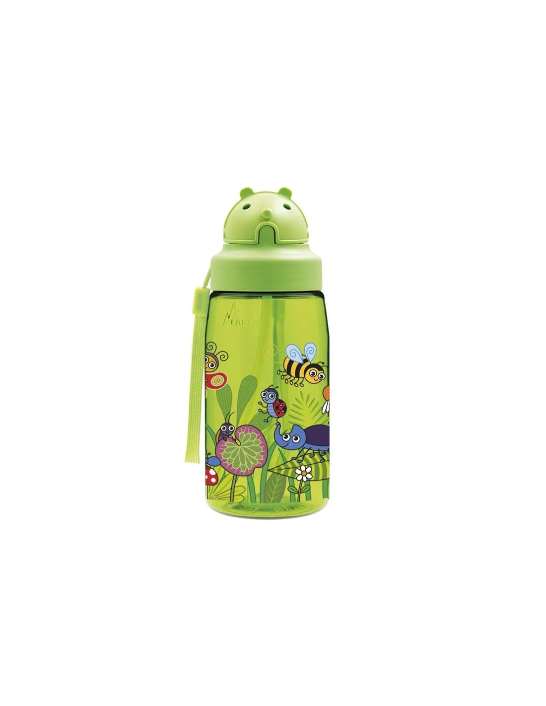 Botella Tritan 0,45 L. Tapón OBY, Bichitos