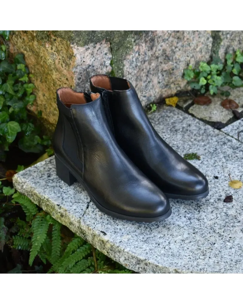 Botines de piel CONFORT GIORDA 33885 cuero