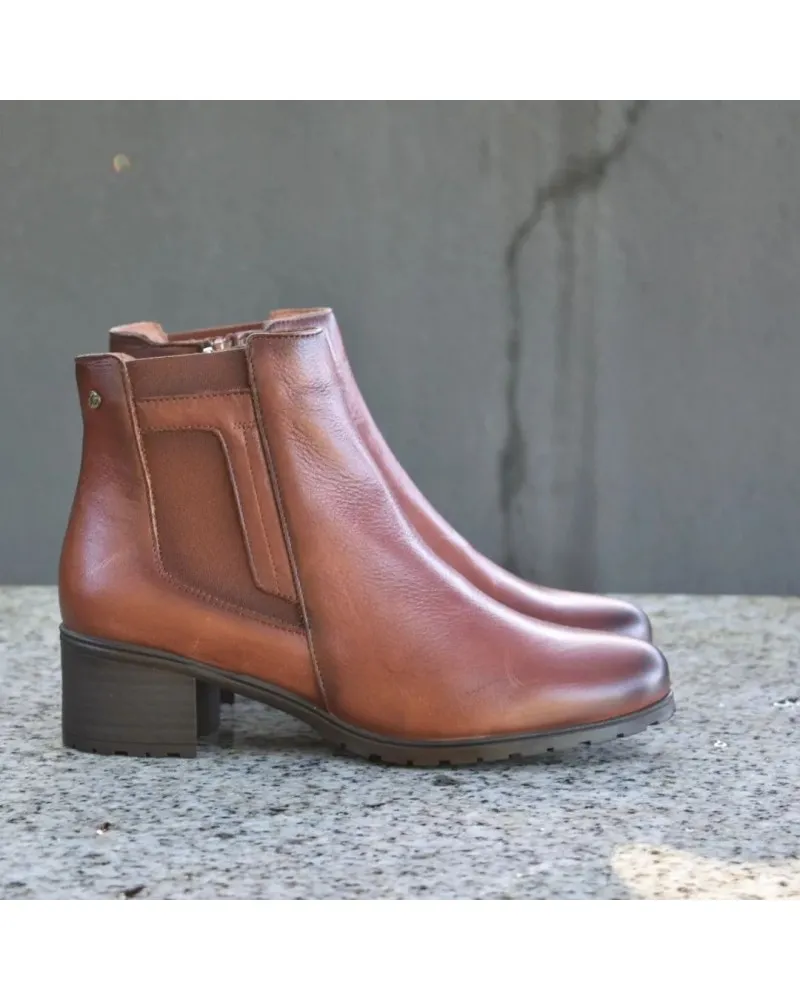 Botines de piel CONFORT GIORDA 33885 cuero