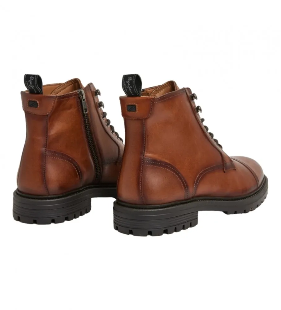Botines de Piel Logan marrón