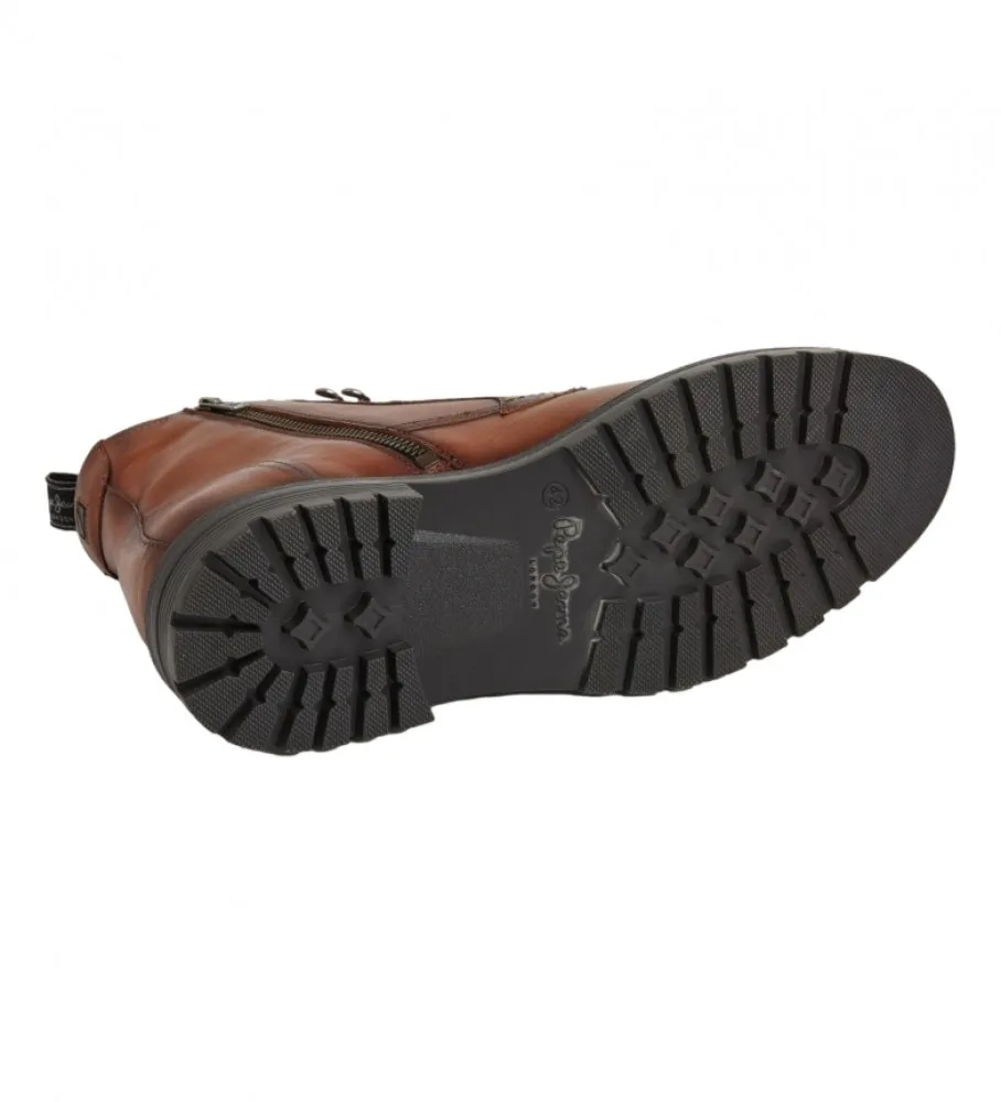 Botines de Piel Logan marrón