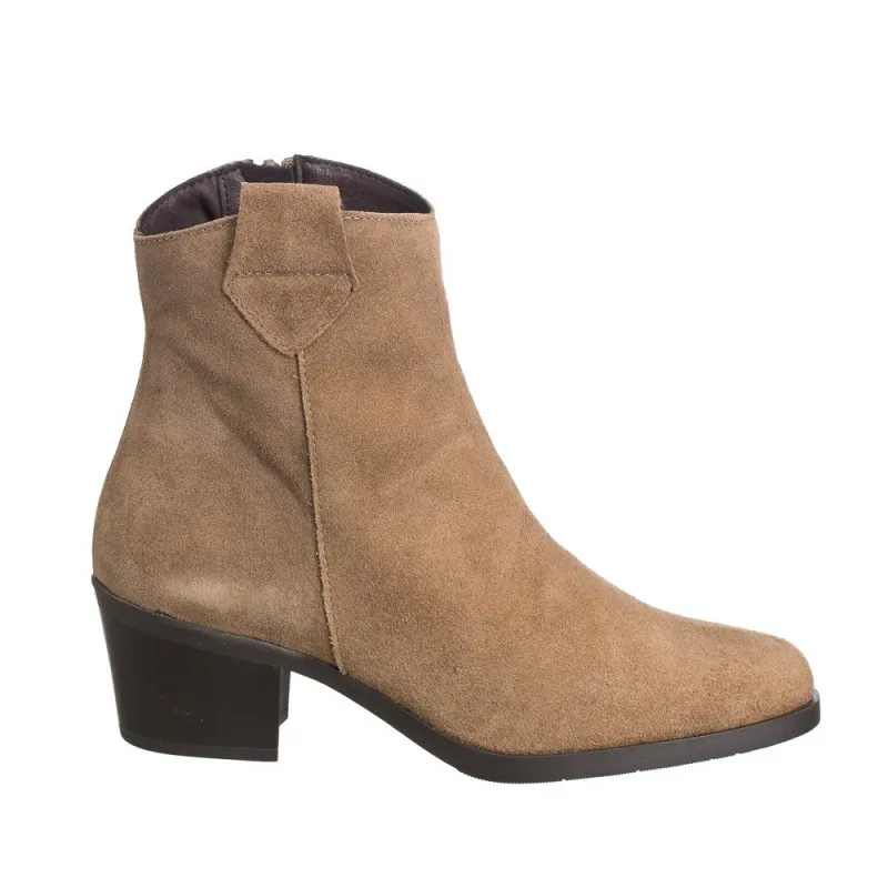 Botines De TacÓn Maria Jaen 7020 Mujer Cuero