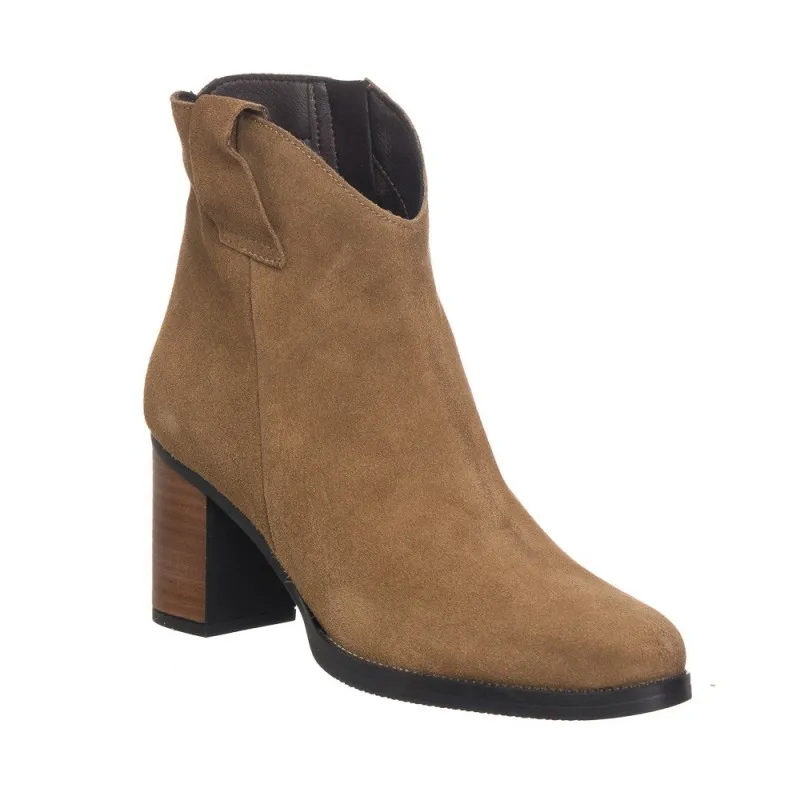 Botines De TacÓn Maria Jaen 7050 Mujer Cuero