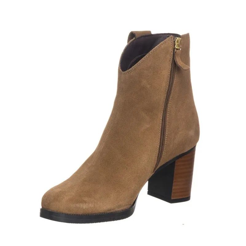 Botines De TacÓn Maria Jaen 7050 Mujer Cuero