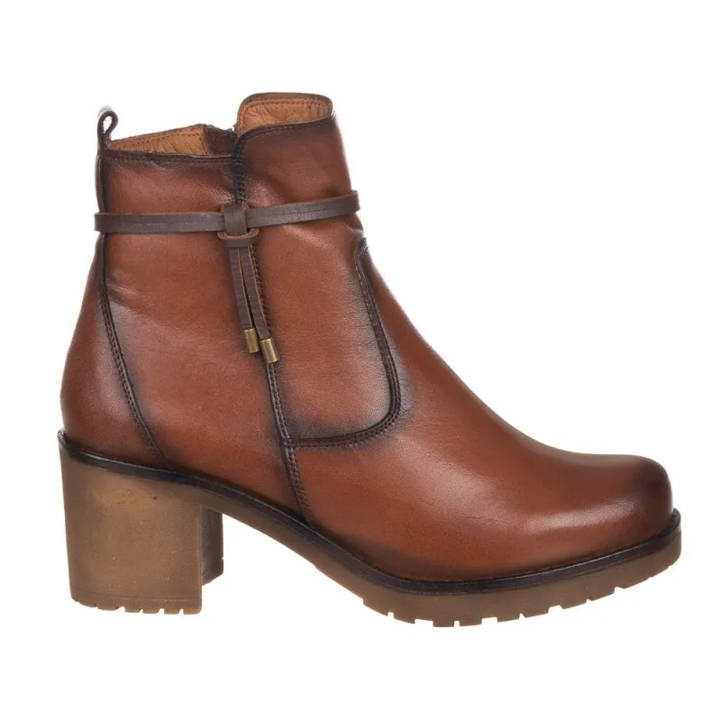 Botines De TacÓn Zapp 40949 Mujer Cuero