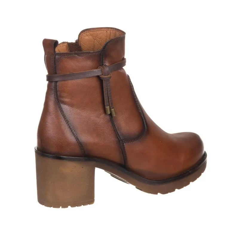 Botines De TacÓn Zapp 40949 Mujer Cuero