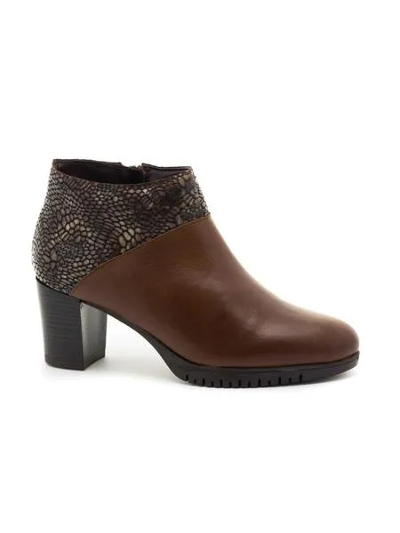 botines modabella 2600 cuero para mujer