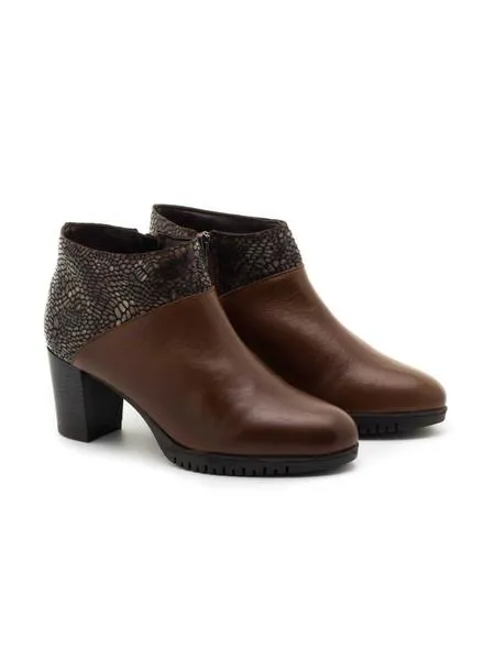 botines modabella 2600 cuero para mujer