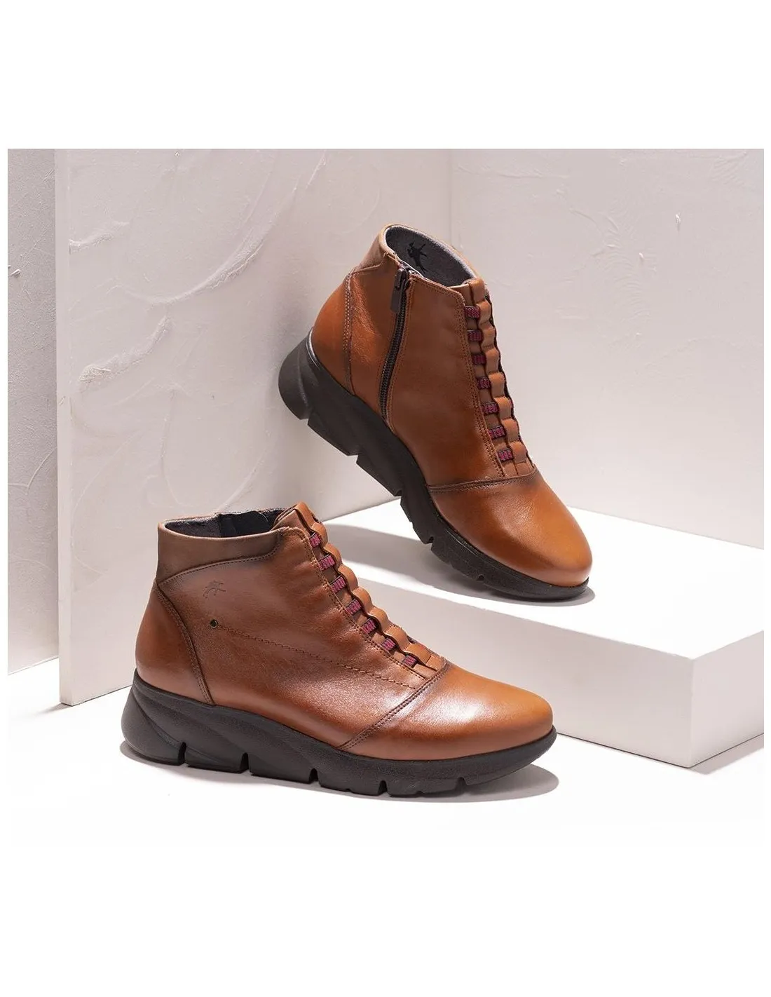 BOTINES MUJER FLUCHOS F1358 CUERO