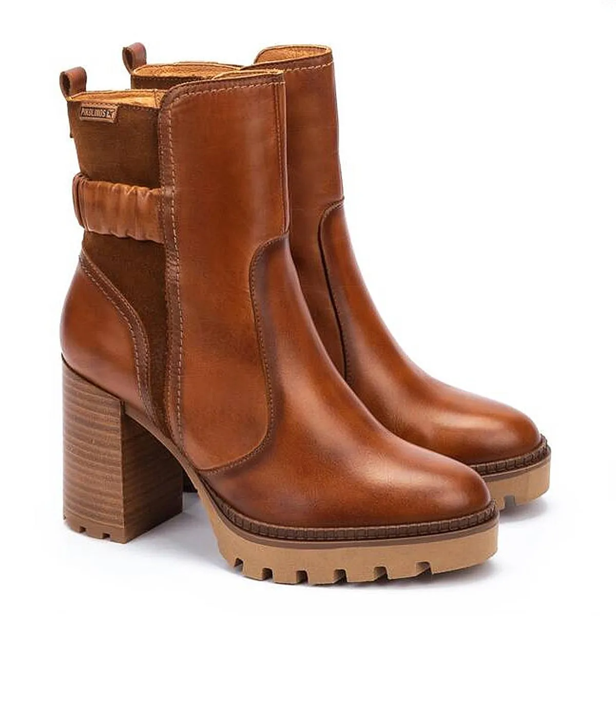 BOTINES MUJER TACÓN ALTO CERVERA CUERO