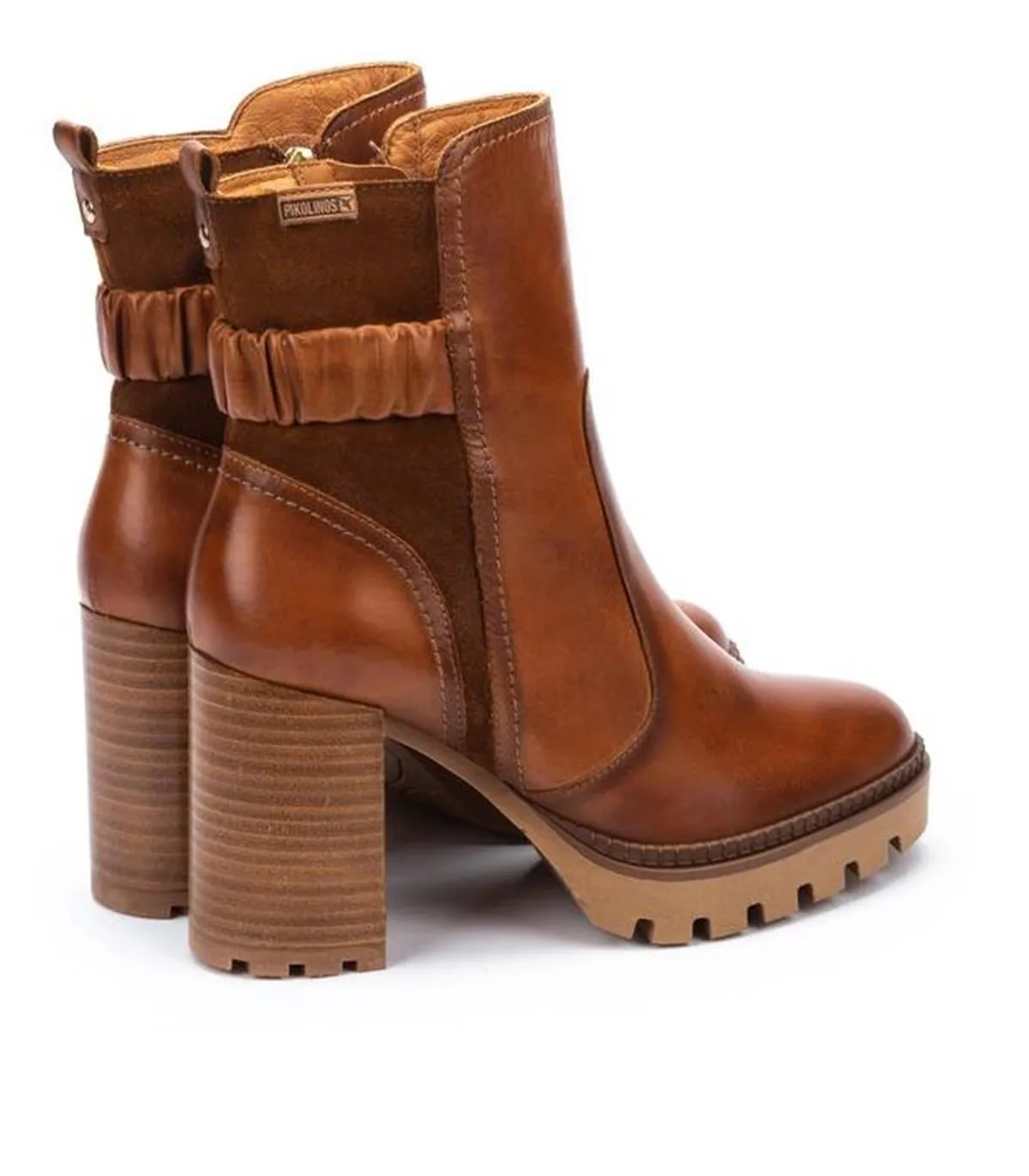 BOTINES MUJER TACÓN ALTO CERVERA CUERO