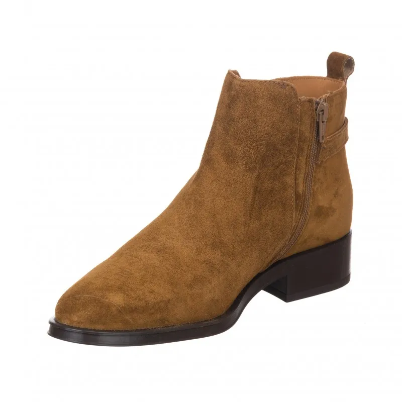 Botines Planos Alpe 2310 Mujer Cuero