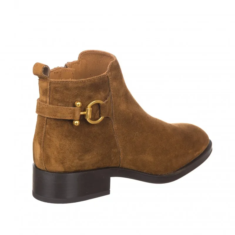 Botines Planos Alpe 2310 Mujer Cuero