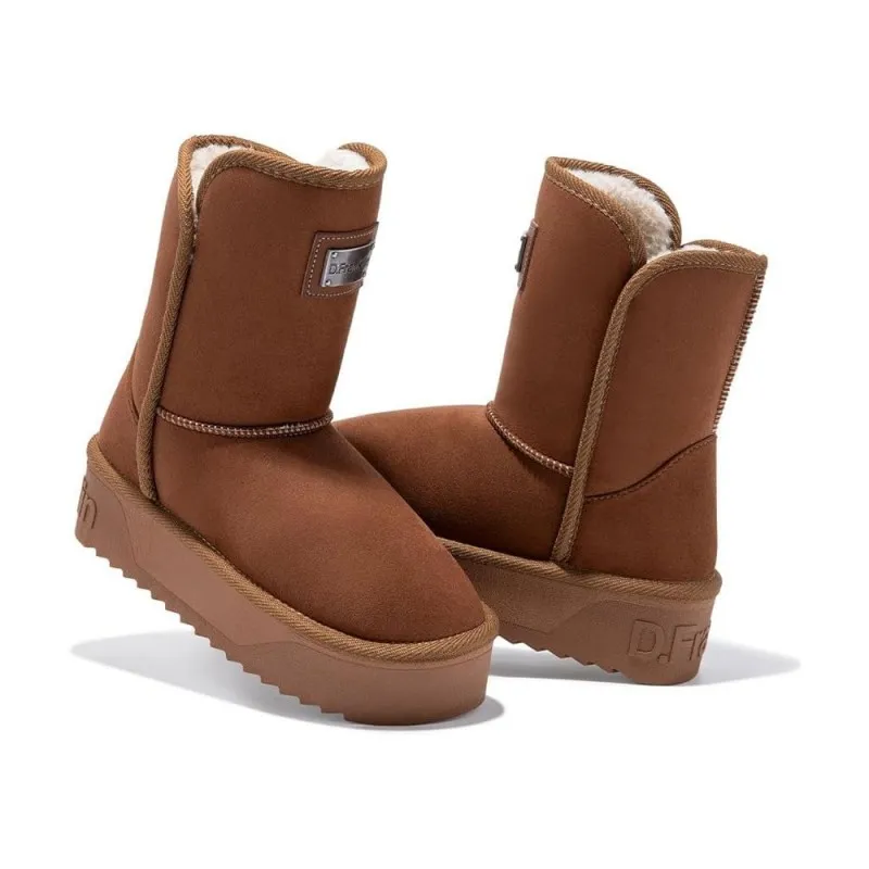 Botines Planos D.franklin Dfsh371005 Mujer Cuero