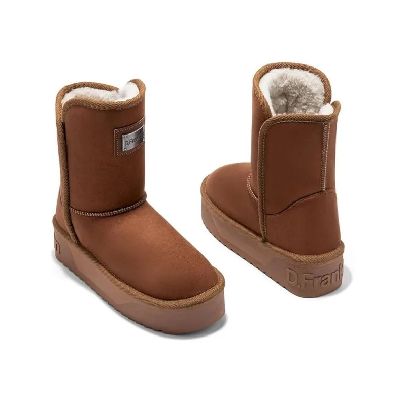 Botines Planos D.franklin Dfsh371005 Mujer Cuero