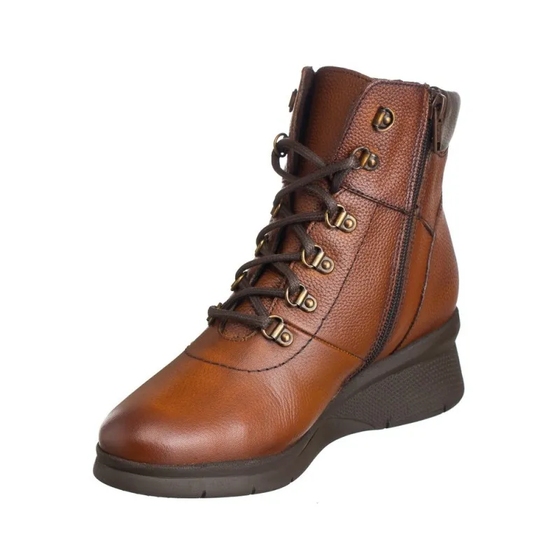 Botines Planos Zapp 7613 Mujer Cuero