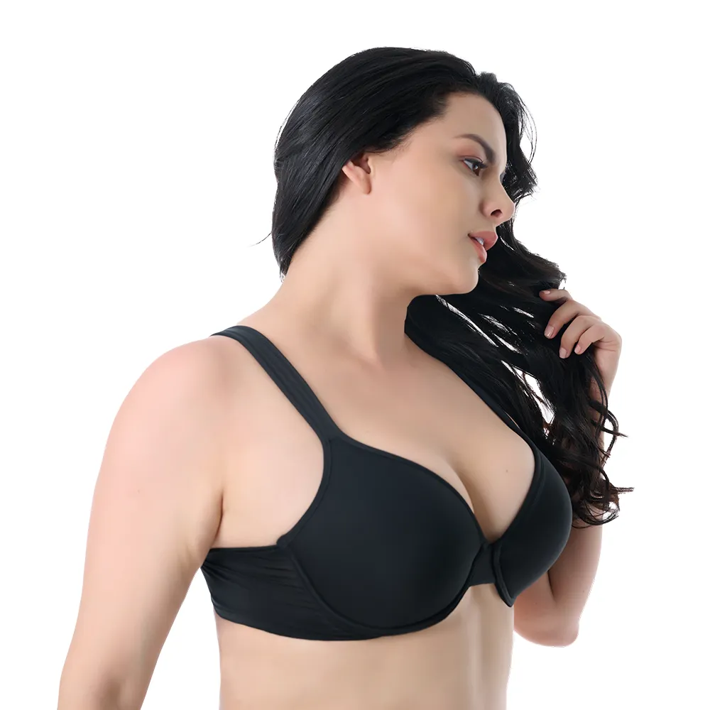 Brasier de talla extra con tirantes acolchonados  negro 24634 Carnival .